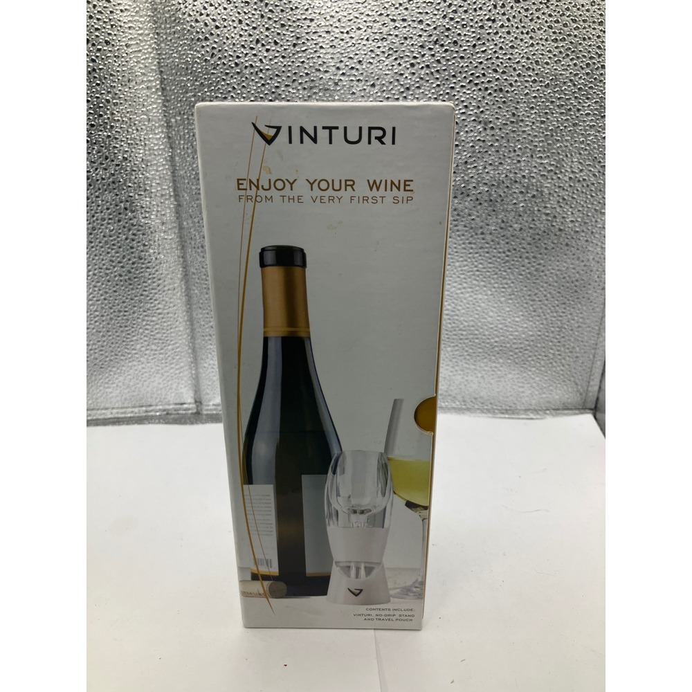 Vinturi Essential Wine Aerator Decanter Set with Travel Stand
